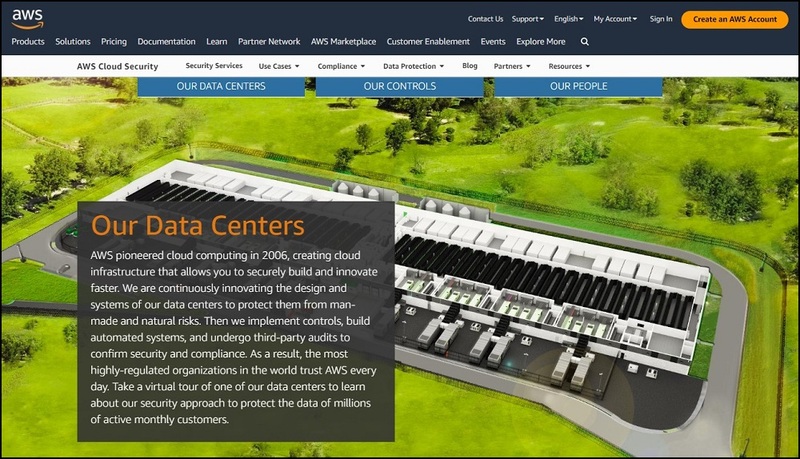 Amazon Web Service Data Center Companies