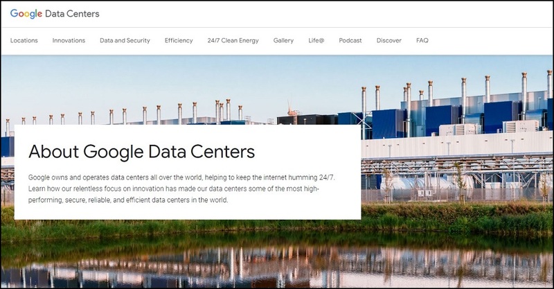Google Cloud Platform Data Center Companies