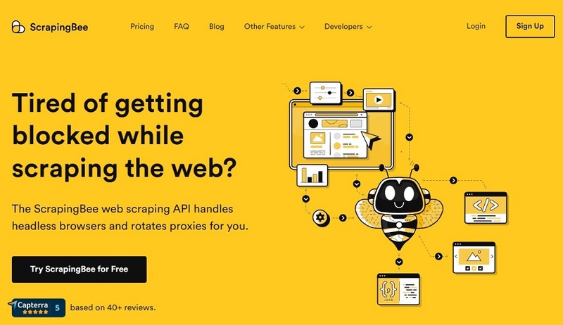 Web Scraping API for ScrapingBee
