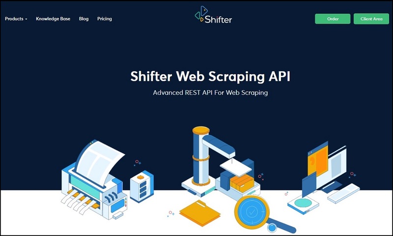 Web Scraping API for Shifter Web Scraping API