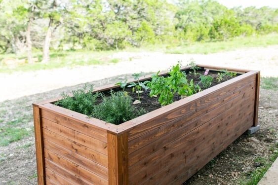 Simple Cedar Garden Boxes