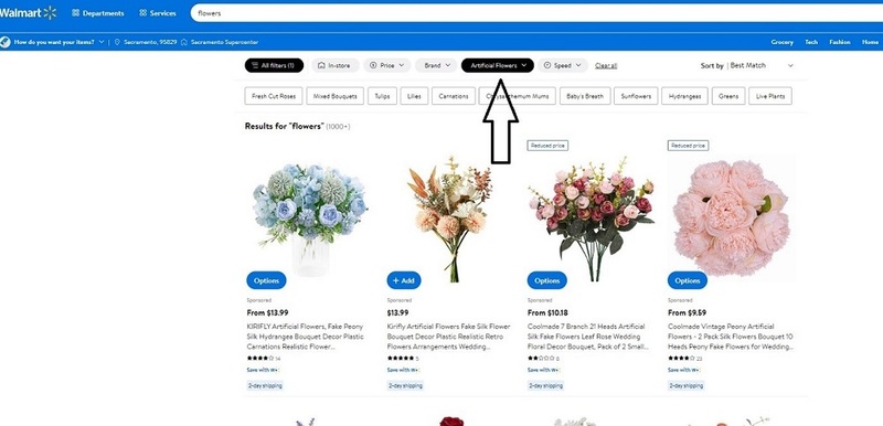 Get Artificial Flowers At Walmart