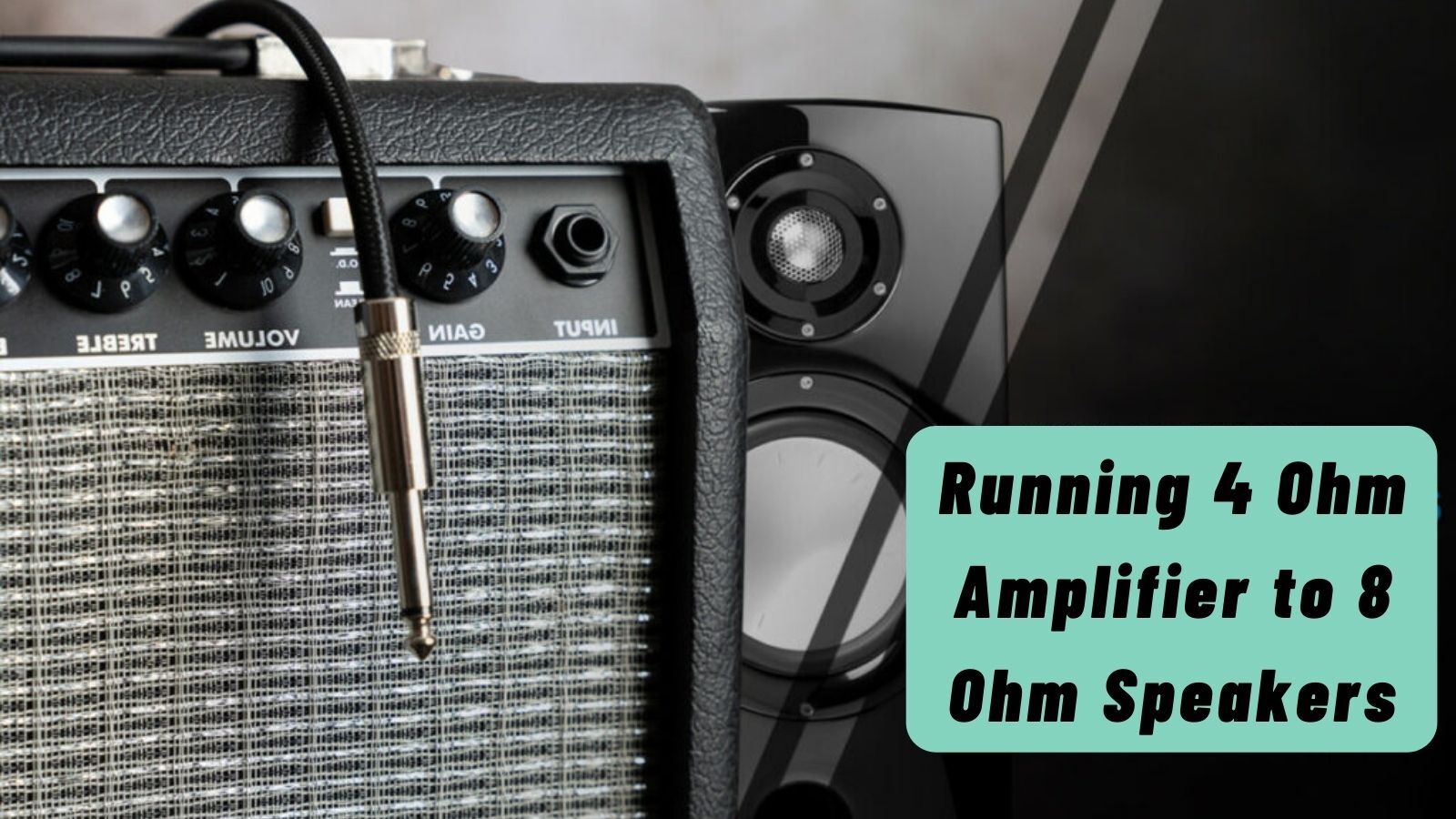 Can You Hook Up 8 Ohm Speakers to a 4 Ohm Amplifier? (Yes, But Watch Out!)