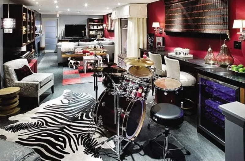 A Rock Star Music Room Style
