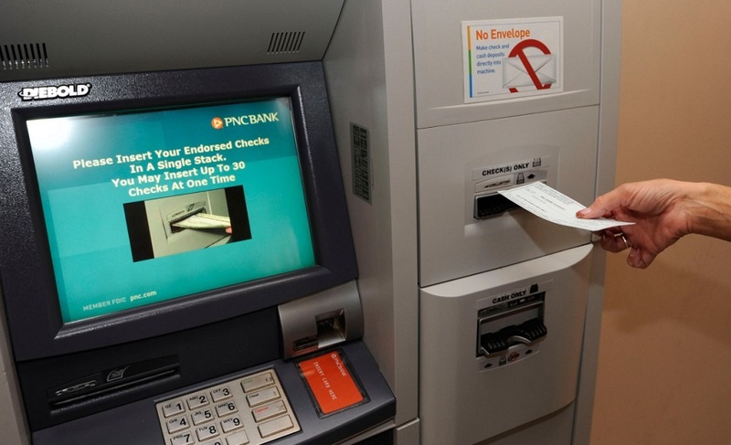 You Cash Personal Checks in an ATM