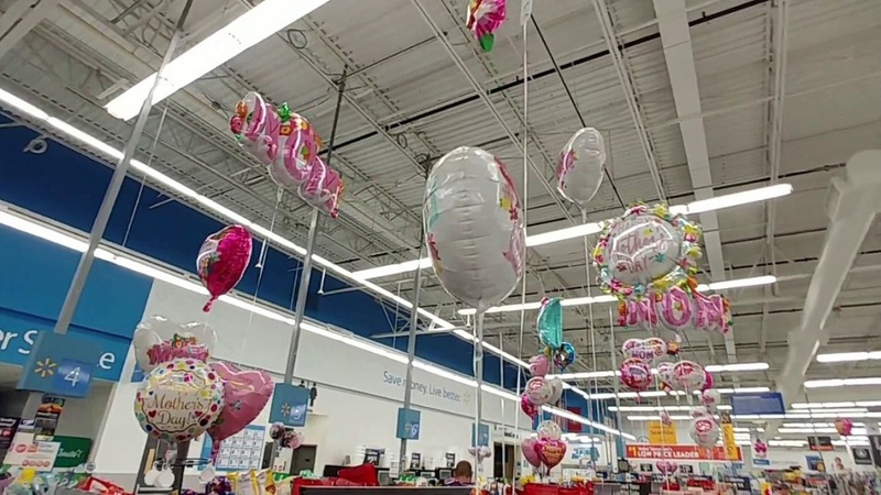Walmart Store Near You Fills up Balloons