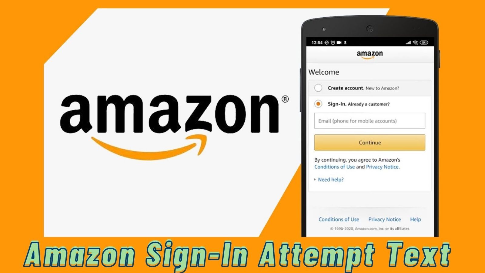 Attempt Sign Amazon Sign-In Attempt Text (What Should You Be Careful Of) - Cherry Picks