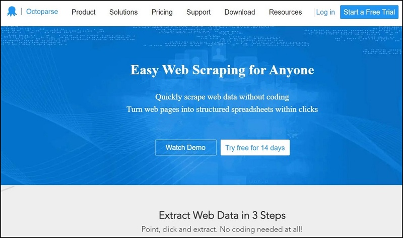 Octoparse for Best Web Data Collection Tools