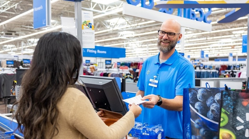 New Walmart employees receive their first paychecks