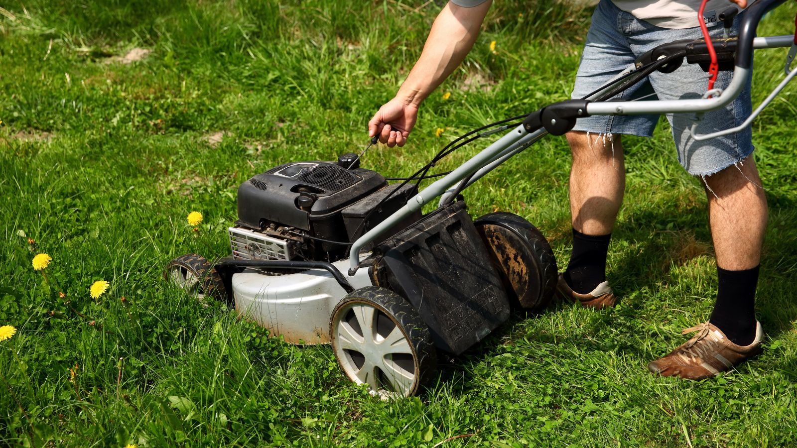 Lawn Mower Starts then Dies (Why + How to Fix)