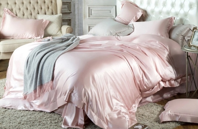Comfort of silk bedsheet