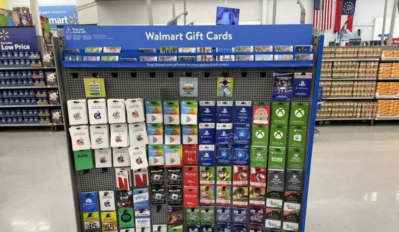 Available Gift Cards at Walmart