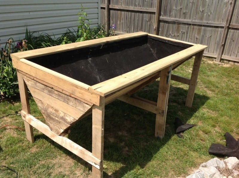 The Pallet Raised Planter Bed