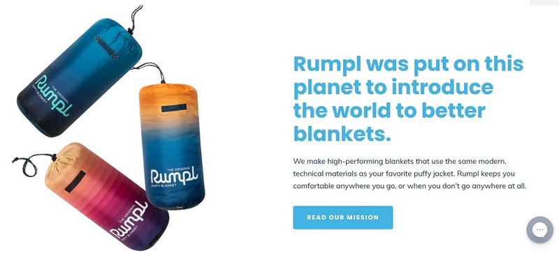 About Rumpl blankets