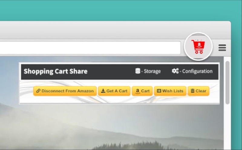 Share an Amazon Cart Using Shopping Cart Share