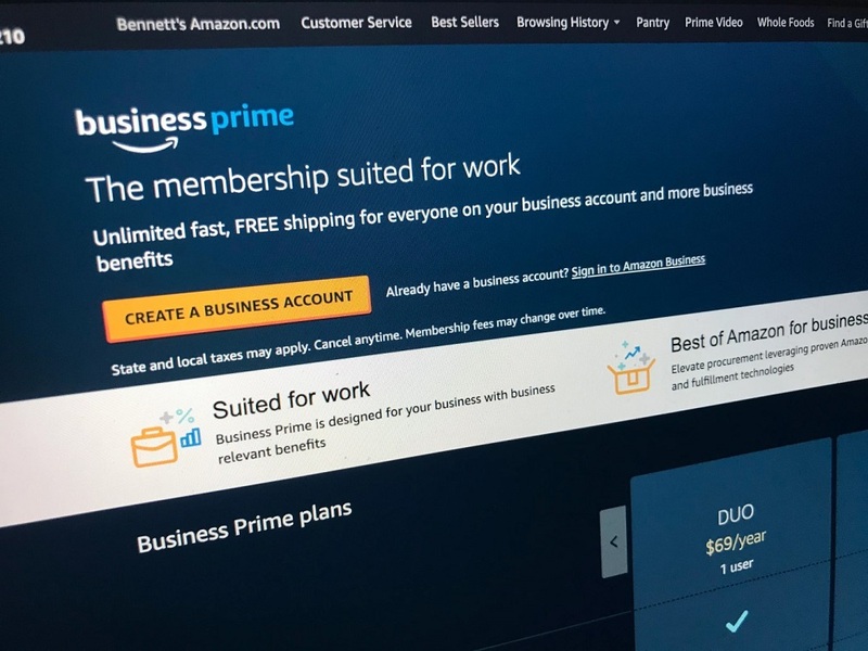 Amazon Business Prime Account
