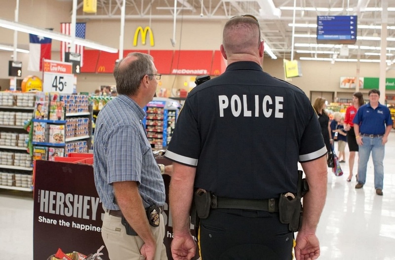 Police For a Shoplifting case in Walmart