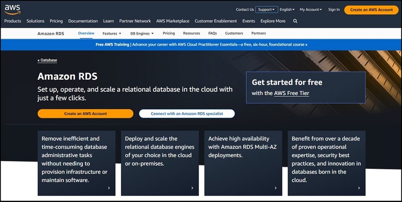Amazon RDS for Data Warehouse Tools