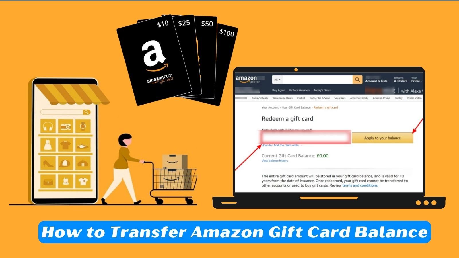How To Transfer Amazon Gift Card Balance In 2022 (Can Amazon gift card balance be transferred?)