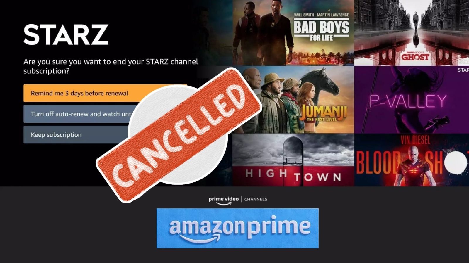 How To Cancel Starz On Amazon Prime in 2022 (Step-By-Step + FAQs)