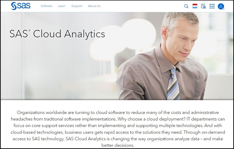 SAS Cloud for Data Warehouse Tools