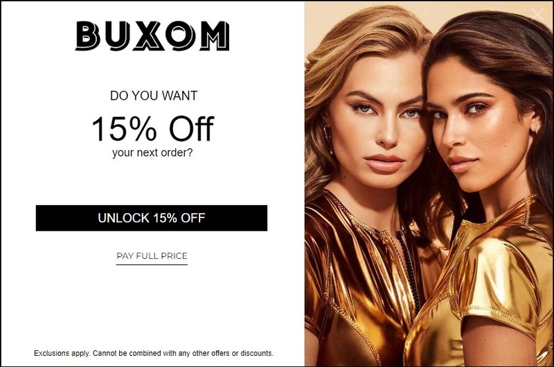 Buxom Cosmetics Discounts