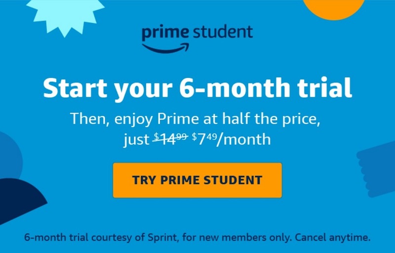 Students Receive A Free Six-Month Trial On Amazon