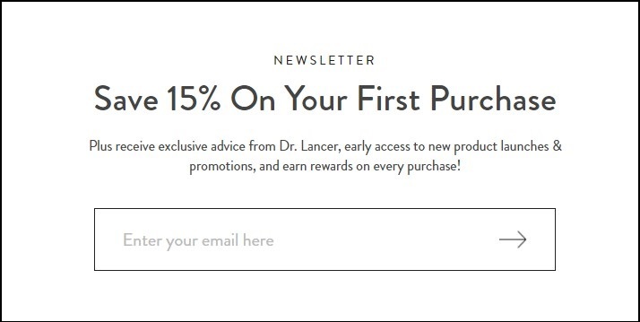 Lancer skincare Discount