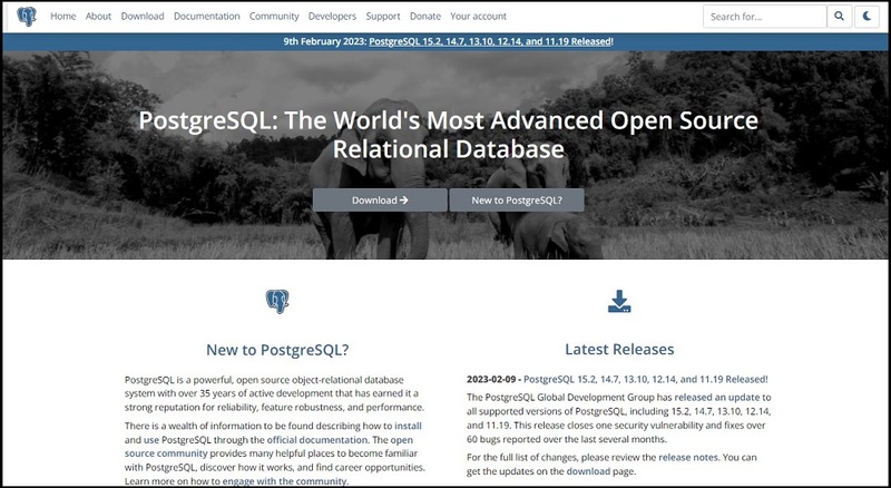 PostgreSQL for Data Warehouse Tools