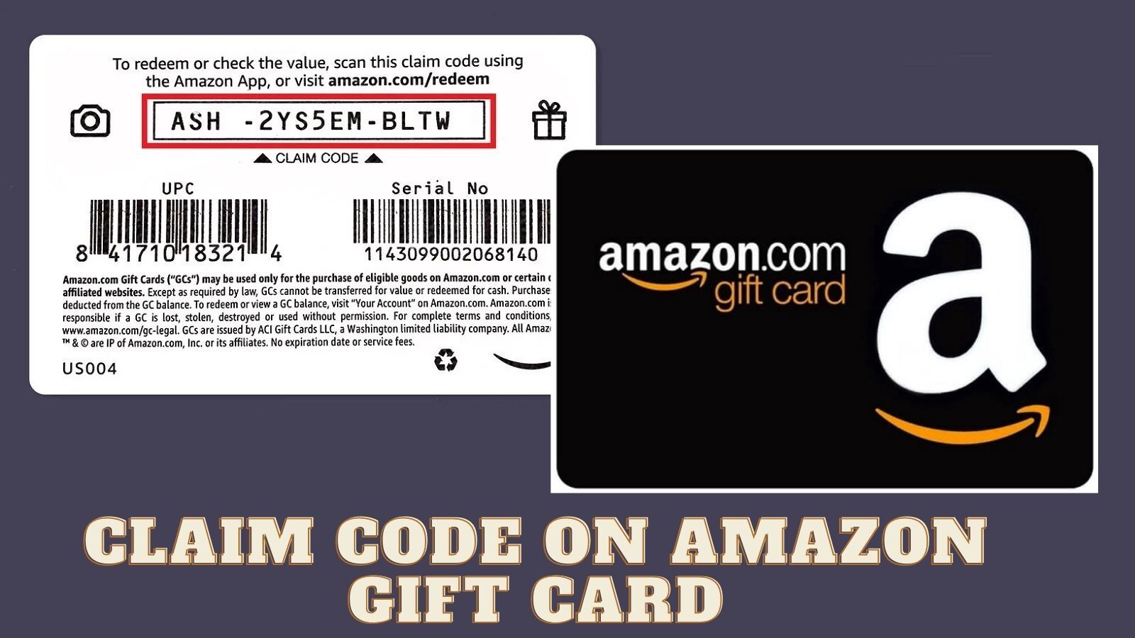 Where is the Claim Code on An Amazon Gift Card? (Answered!) - Cherry Picks
