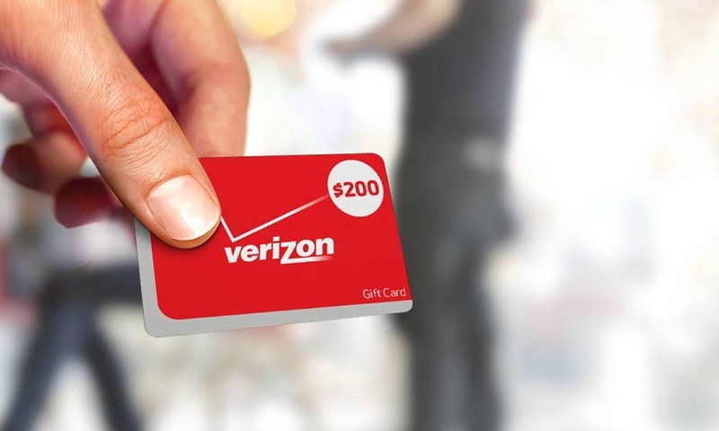 Use A Verizon E-Gift Card