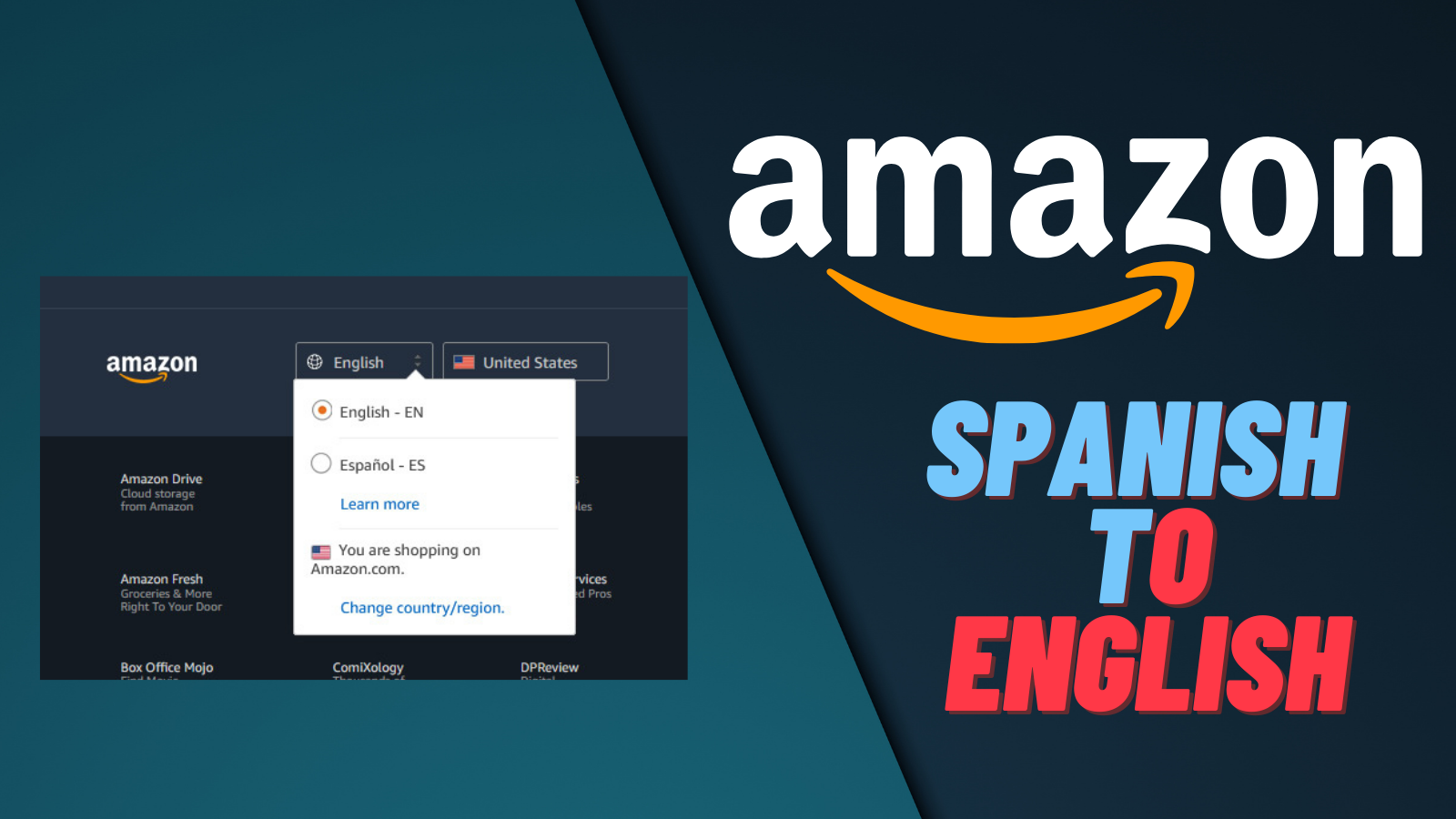 Why Is My Amazon in Spanish? Change It Back to English - Cherry Picks