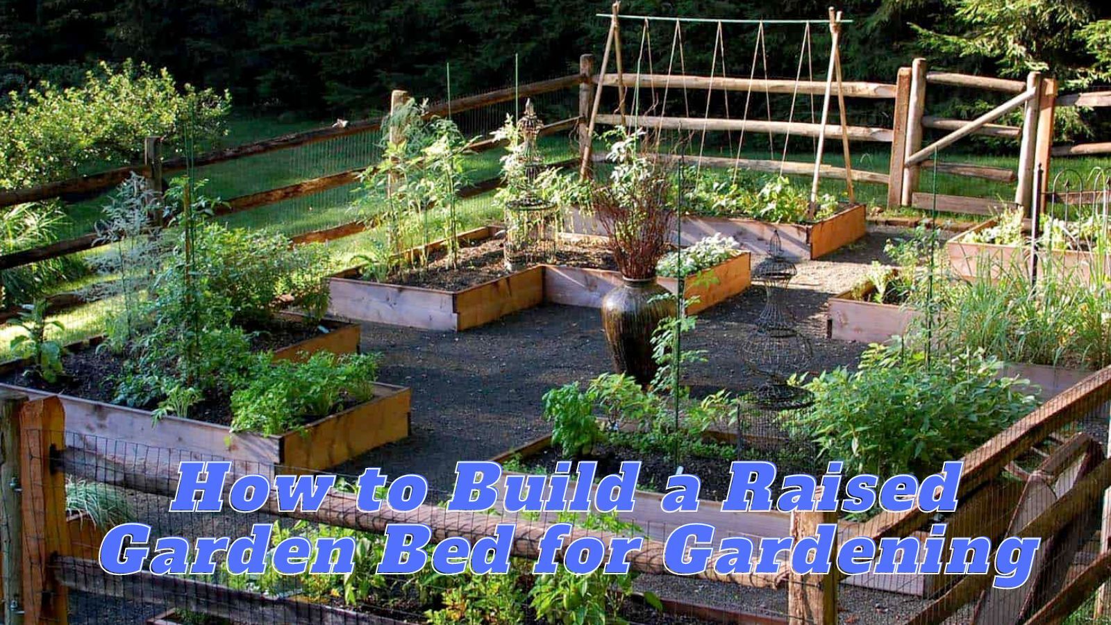 How to Build a Raised Garden Bed for Gardening (DIY Green House Cabinet in CHEAP & EASY)