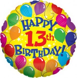 13 th Birthday Wishes