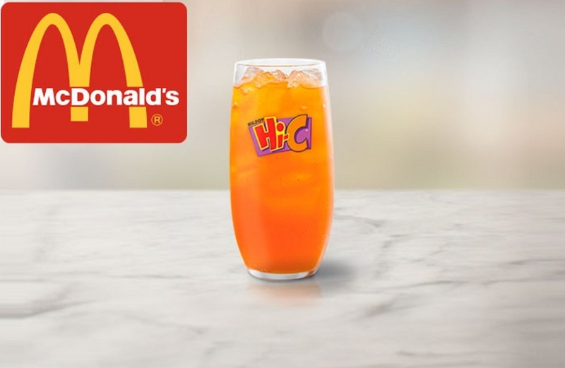 Hi-C Orange Lavaburst at McDonalds