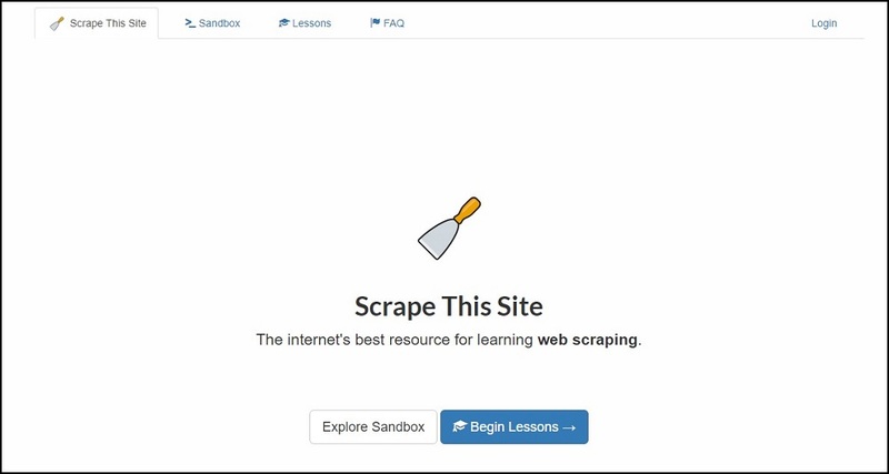 Scrapethissite for Top Web Scraping Practice Site