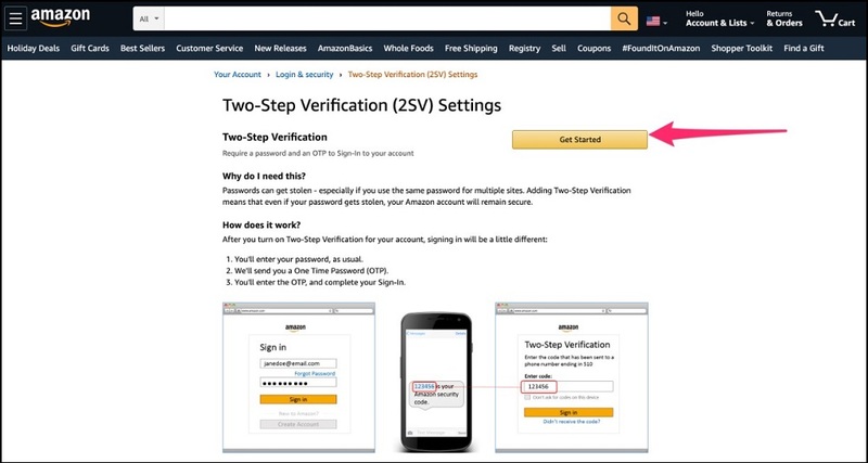 Prevent Against Unauthorized Attempts to Log in to Your Amazon Account