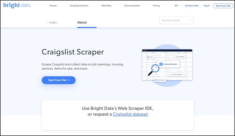 Bright Data Craigslist Scraper Overview