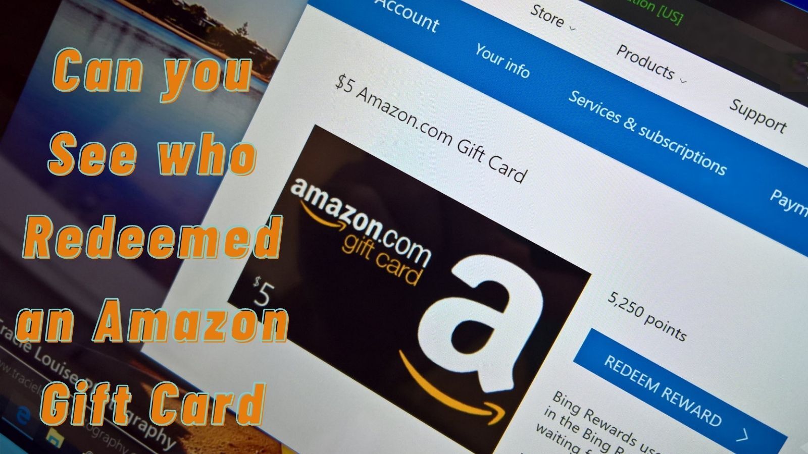 Can You See Who Redeemed An Amazon Gift Card? (Something You Might Be Interested In)
