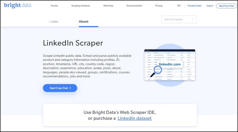 Bright Data LinkedIn Scraper Overview