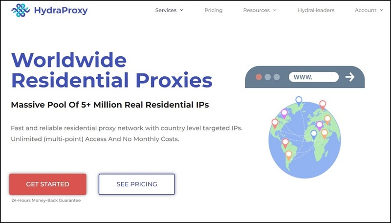 Hydraproxy Best Residential Proxies for Web Scraping