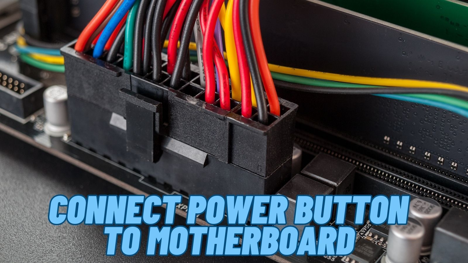 How to Connect Power Button to Motherboard: F_Panel to POWER SW
