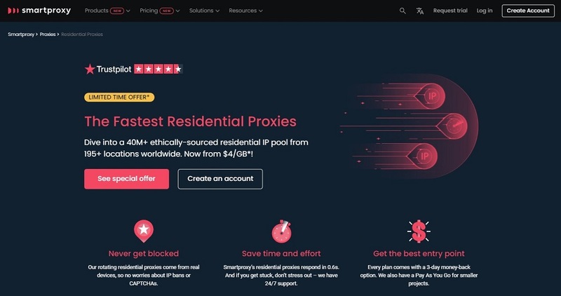 Smartproxy for Residential Proxies