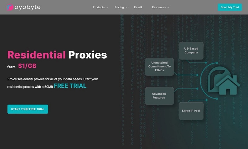 Rayobyte for Best Free Trial Residential Proxies