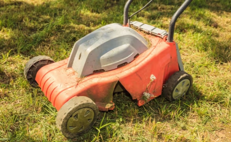 Get rid of an old lawn mower near me