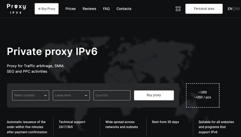 Proxy-IPv4 for IPv6 Proxies