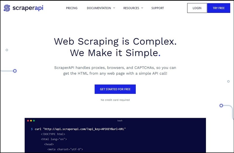 ScraperAPI for Web Scraping Companies