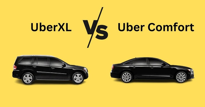 The difference between UberXL and Uber Comfort