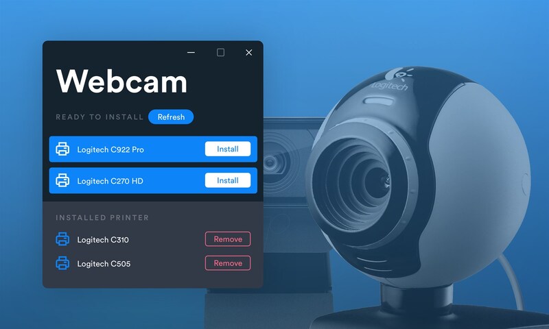 Install the latest webcam driver