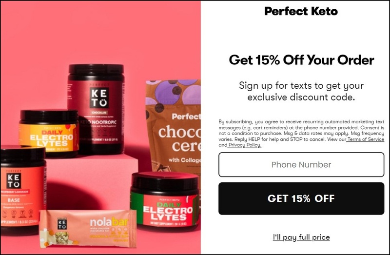 Perfect Keto Supplements Discount